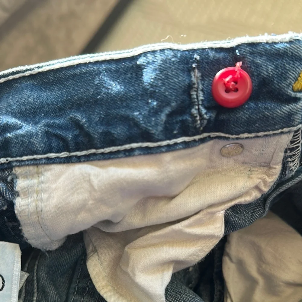 Levi's Blue Classic Straight Leg Jeans. Vintage